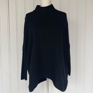 Black Hi-Low Sweater